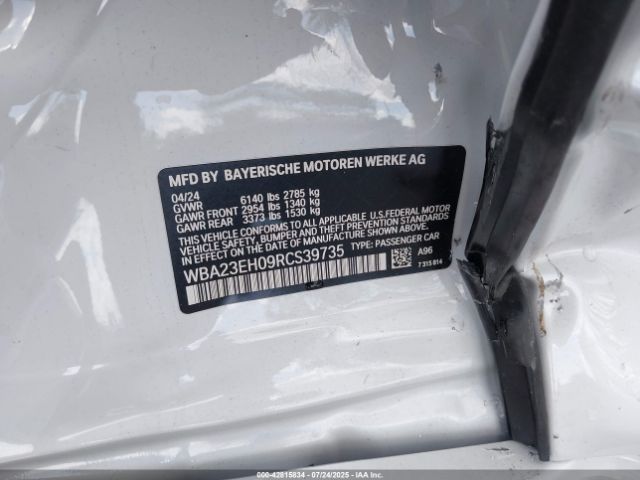 2024 BMW 740 WBA23EH09RCS39735 Photo 8