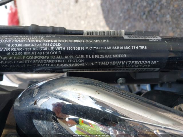 2015 HARLEY-DAVIDSON FLSTC 1HD1BWV17FB022916 Photo 9