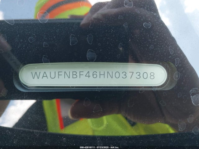 WAUFNBF46HN037308 Audi 2017
