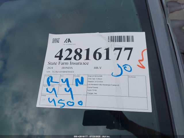 3CZRZ1H54RM705410 Honda k20z5