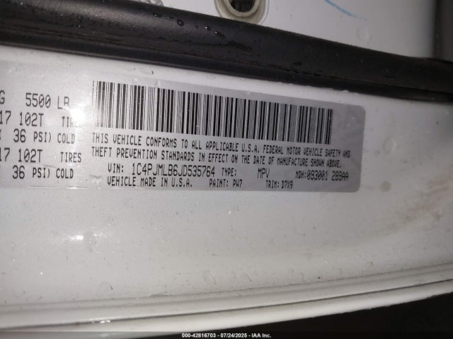 Jeep 2018 2018 1C4PJMLB6JD535764 Image 9