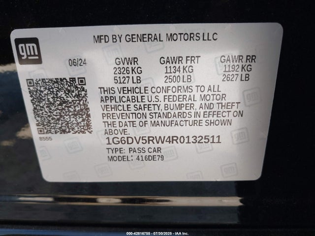 1G6DV5RW4R0132511 Cadillac lgy