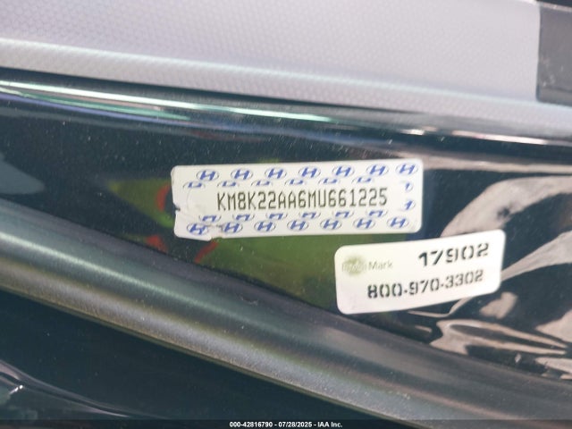 KM8K22AA6MU661225 Hyundai mpi nu