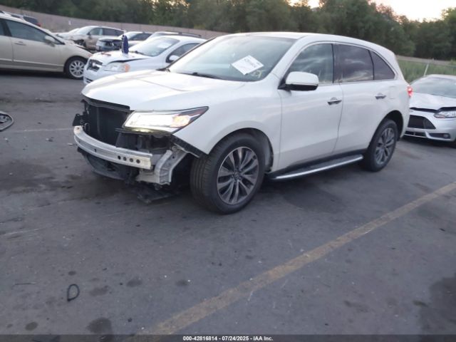 2014 ACURA MDX 5FRYD4H65EB046843 Photo 1