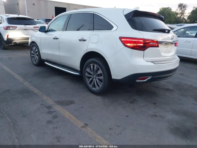 2014 ACURA MDX 5FRYD4H65EB046843 Photo 2