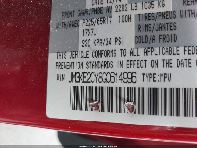 JM3KE2CY8G0614996 Mazda py