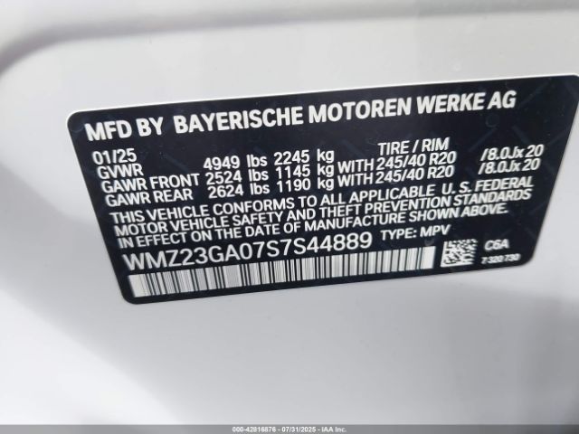 2025 MINI COUNTRYMAN WMZ23GA07S7S44889 Photo 8
