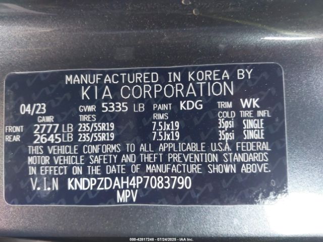 2023 KIA SPORTAGE PLUG-IN HYBRID KNDPZDAH4P7083790 Photo 8
