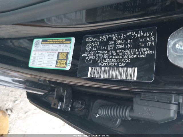 Hyundai mpi nu pe 2025 KMHLM4DG3SU998734 Image 9