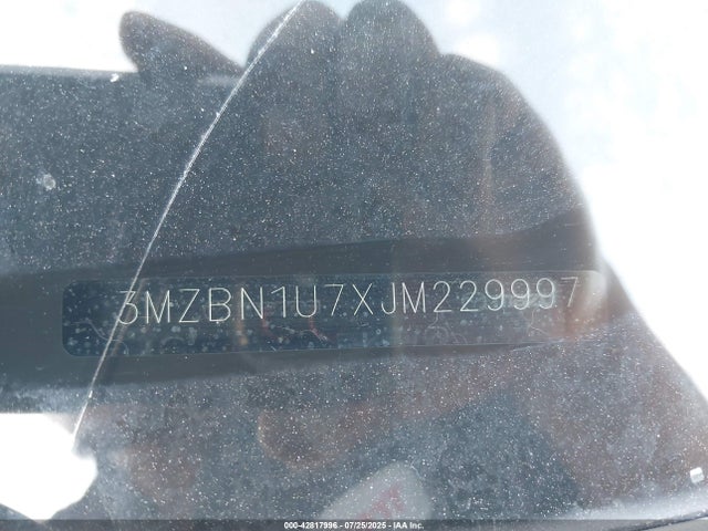 3MZBN1U7XJM229997 Mazda pe