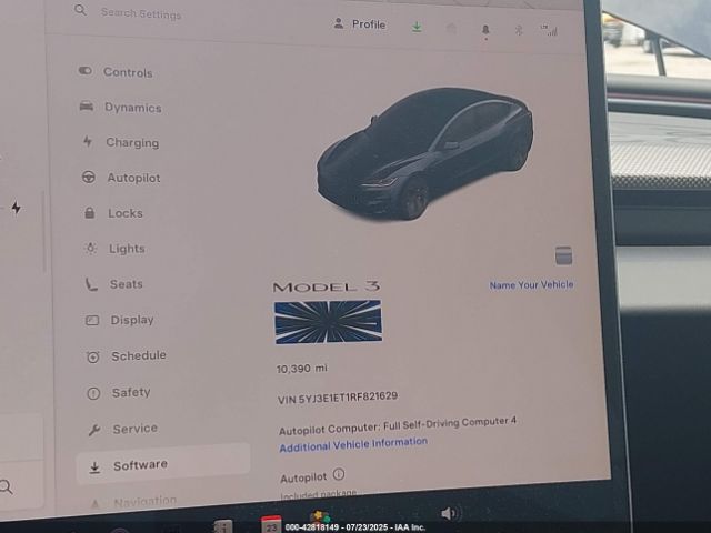 2024 TESLA MODEL 3 5YJ3E1ET1RF821629 Photo 6