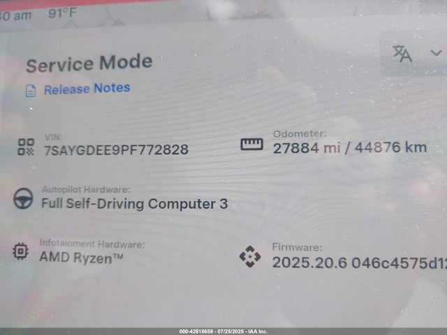 Tesla Model Y 2023 7SAYGDEE9PF772828 Image 12