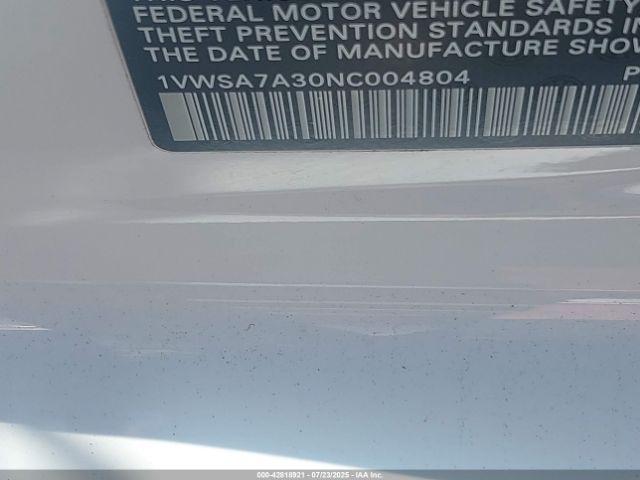 2022 VOLKSWAGEN PASSAT 1VWSA7A30NC004804 Photo 8