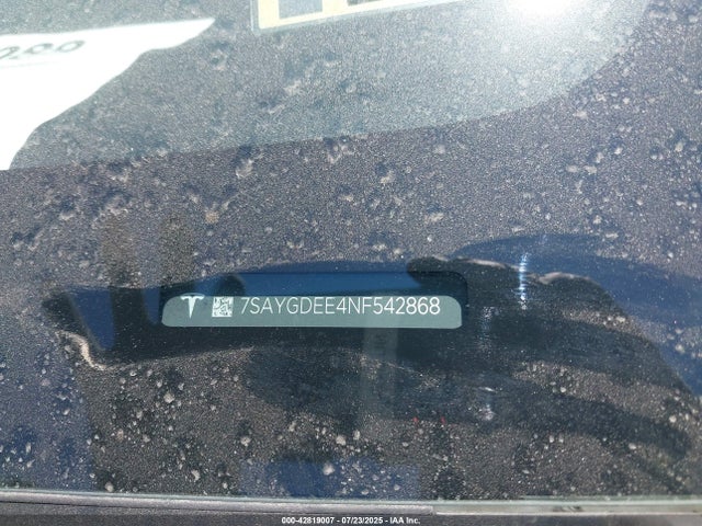 2022 TESLA MODEL Y 7SAYGDEE4NF542868 Photo 8