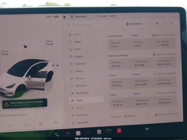 2022 TESLA MODEL Y 7SAYGDEF3NF398982 Photo 6