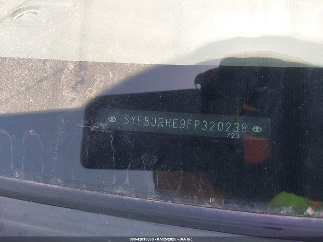 5YFBURHE9FP320238 Toyota 2zr-fe