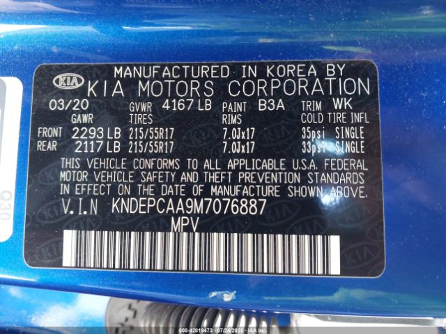 2021 KIA SELTOS KNDEPCAA9M7076887 Photo 8