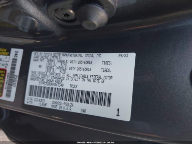 2024 TOYOTA TUNDRA HYBRID 5TFPC5DB9RX043349 Photo 8