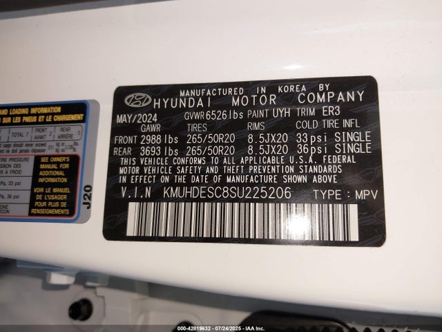 KMUHDESC8SU225206 Genesis t-gdi lamda iii