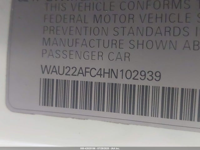 Audi A7 2017 WAU22AFC4HN102939 Image 9