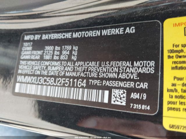 2018 MINI HARDTOP WMWXU3C58J2F51164 Photo 8