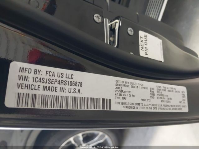 2024 JEEP GRAND WAGONEER L 1C4SJSEP4RS106878 Photo 8