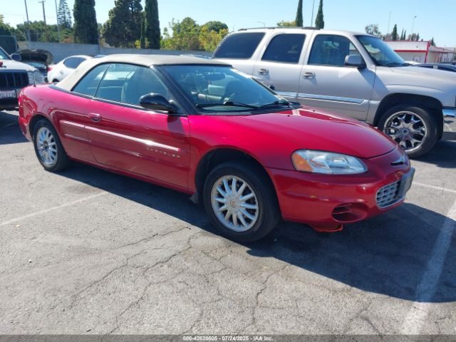 2001 CHRYSLER SEBRING 1C3EL45U71N721134