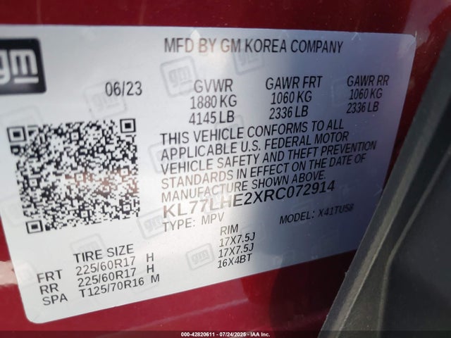 Chevrolet lih 2024 KL77LHE2XRC072914 Image 9