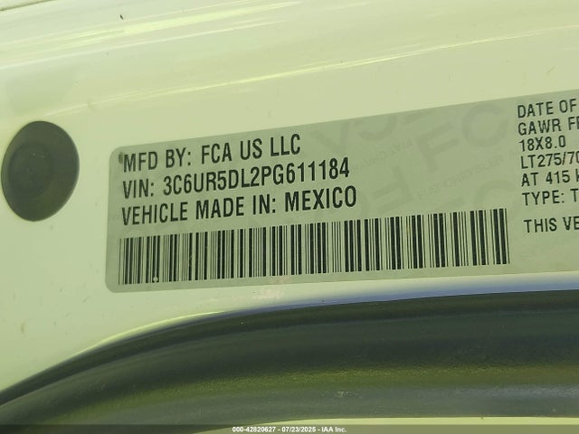 RAM 2500 2023 3C6UR5DL2PG611184 Image 9