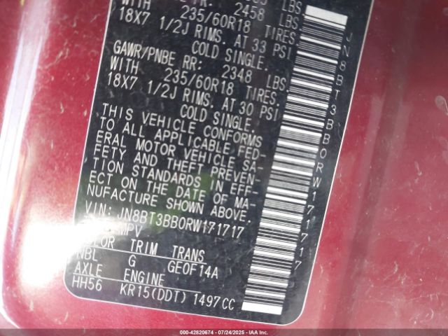 2024 NISSAN ROGUE JN8BT3BB0RW171717 Photo 8