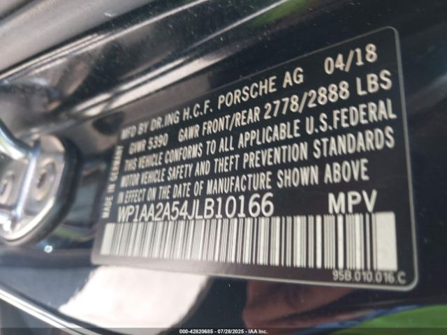 2018 PORSCHE MACAN WP1AA2A54JLB10166 Photo 8