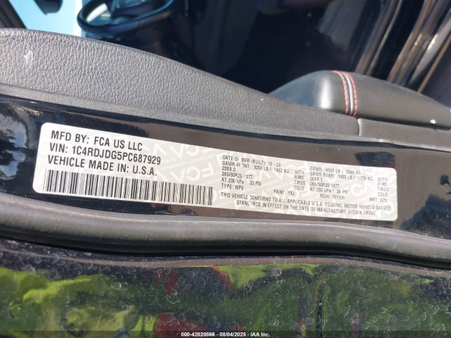 1C4RDJDG5PC687929 Dodge 2023