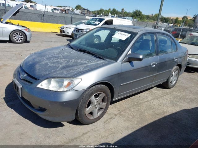 2004 HONDA CIVIC 2HGES25774H550722 Photo 1