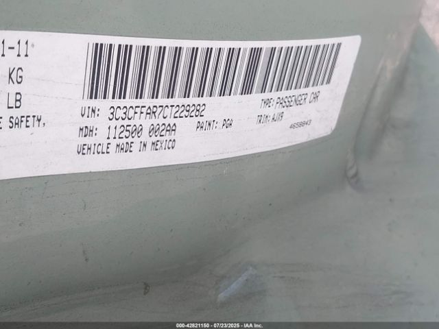 2012 FIAT 500 3C3CFFAR7CT229282 Photo 8