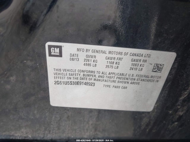 2014 CADILLAC XTS 2G61U5S30E9148923 Photo 8