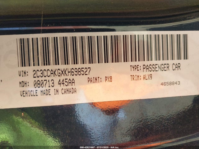 2C3CCAKGXKH698527 Chrysler 300
