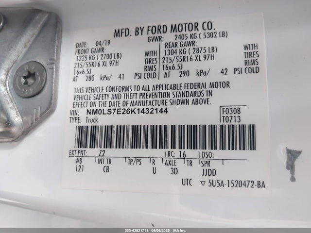 Ford 2019 2019 NM0LS7E26K1432144 Image 9