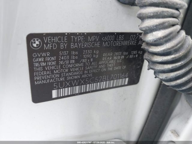 2011 BMW X3 5UXWX5C52BL701164 Photo 8
