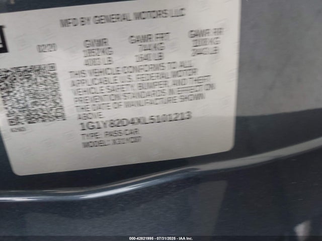 1G1Y82D4XL5101213 Chevrolet lt2