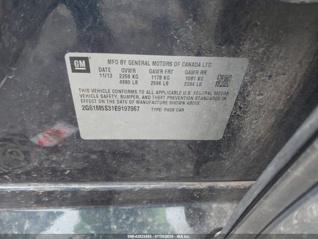 2014 CADILLAC XTS 2G61M5S31E9197967 Photo 8