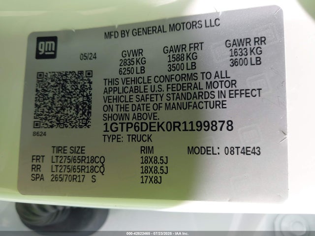 1GTP6DEK0R1199878 GMC l3b