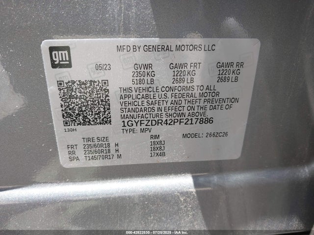 2023 CADILLAC XT4 1GYFZDR42PF217886 Photo 8