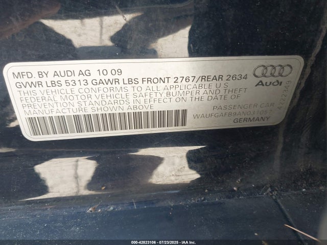 2010 AUDI A6 WAUFGAFB9AN031057 Photo 8