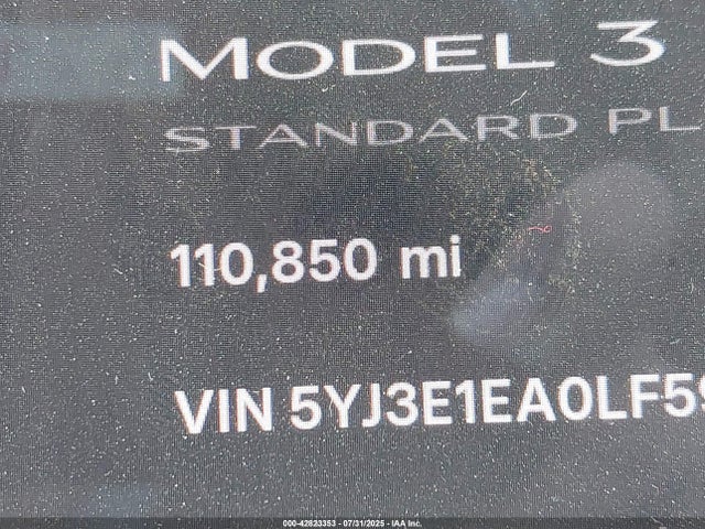 2020 TESLA MODEL 3 5YJ3E1EA0LF597484 Photo 6