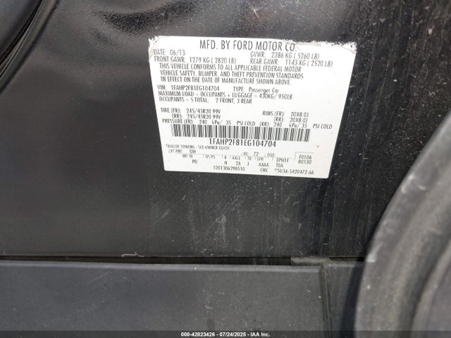 1FAHP2F81EG104704 Ford 2014