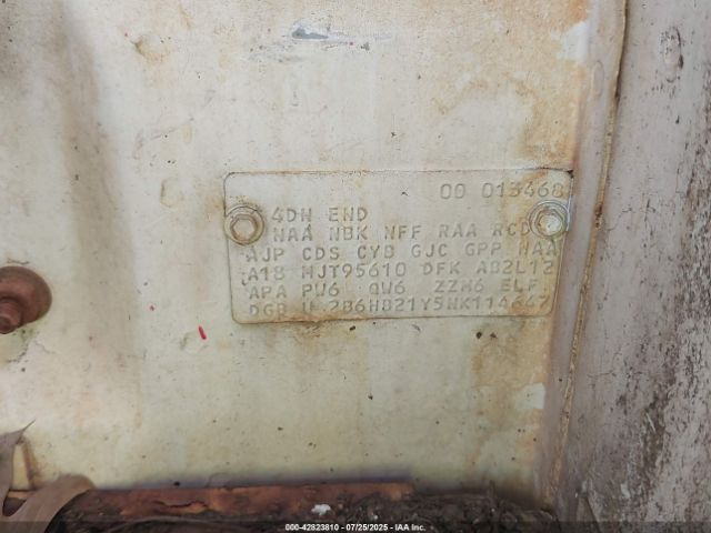 1992 DODGE RAM VAN 2B6HB21Y5NK114647 Photo 8