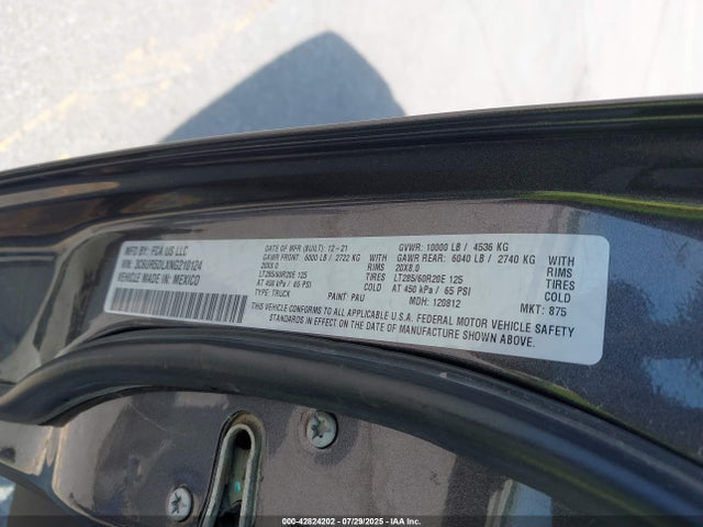 3C6UR5DLXNG210124 RAM 2500