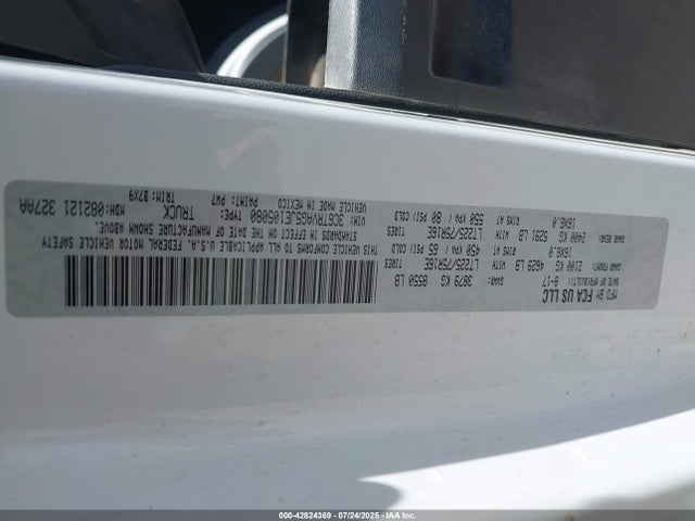 3C6TRVAG5JE105080 RAM Promaster 1500