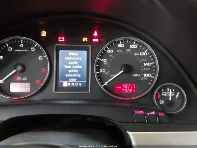 2007 AUDI S4 WAUGL78E57A106301 Photo 6