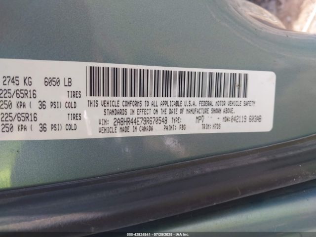 2009 CHRYSLER TOWN & COUNTRY 2A8HR44E79R670548 Photo 8